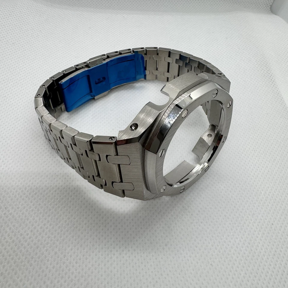 Casio G-Shock GA-2100 (Casioak) Mod Kit - Estuche + Actualización de Banda - Acero Inoxidable Foto 2 de 4