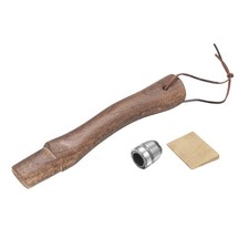 10.2" Universal Wood Axe Handle Replacement with Wooden and Round Wedge