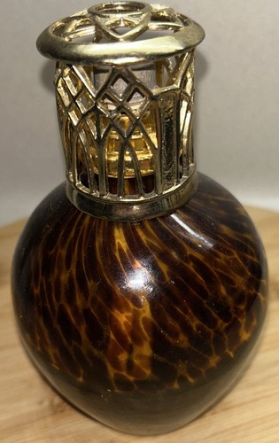 Effusion LAMP Leopard BLACK AND COPPER GOLD CAP Missing Cap - Picture 3 of 7