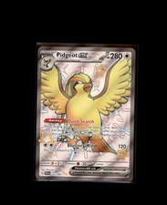 Pidgeot ex Holo Shiny Ultra Rare SV: Paldean Fates 221/091 NM