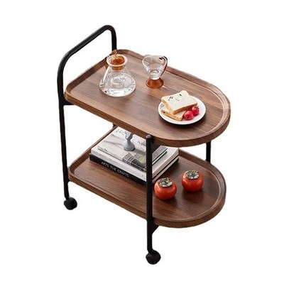 Walnut Wood Nordic Corner Table Wear Resist Elegant Coffee Table for Home Decor