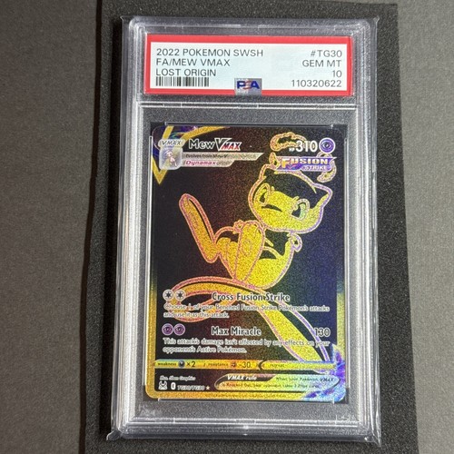 Mew VMAX (Secret) TG30/TG30 Swsh11: Lost Origin Trainer Gallery Holo - PSA 10