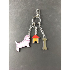 Dog Purse Charm Keychain