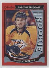 2015-16 O-Pee-Chee Marquee Rookies Red Border Anthony Bitetto #510 Rookie RC d9r