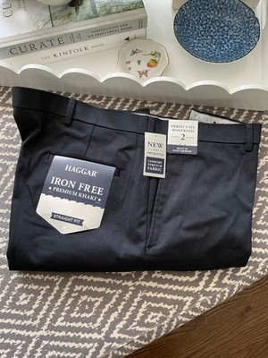 Hagger Iron Free Straight Fit Pant 42x30