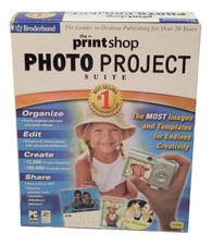Vtg The Print Shop Photo Project Suite Windows Software NEW NOS