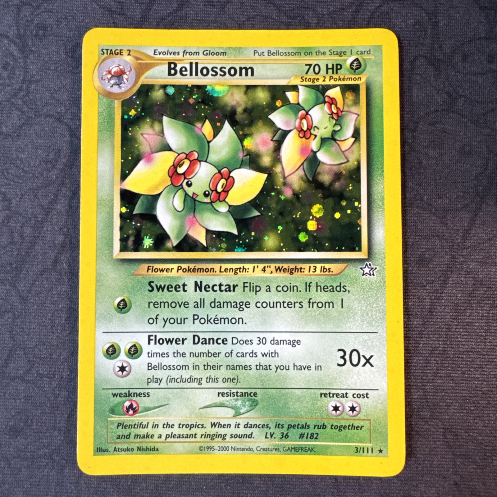 Bellossom 3/111 Neo Genesis Holo Pokemon