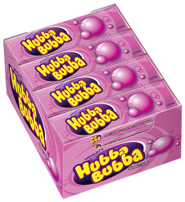 HUBBA BUBBA Fancy Fruit 20x5 Stück Kaugummi Bubblegum Frech Bunt Lecker