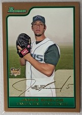 2006 Bowman Draft Gold James Shields Tampa Bay Devil Rays #BDP54