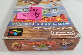 Super Donkey Kong Country 3 BATTERY WORKS Nintendo famicom Japanese snes box