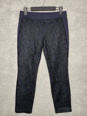 Club Monaco Women s Size 2 Lace Front Panel Gabriella Ankle Pants Work Elegant