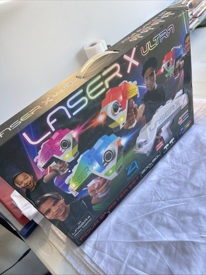 NSI Laser X Ultra 4 Blaster Set Ages 6 Yrs New (1601265)