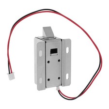Solenoid Lock: Door Lock - Metal Drawer Electronic Cabinet Slanted Latch Part