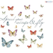 Butterfly Wall Decals Reusable Vinyl Kids Room Decor Peel  Stick
