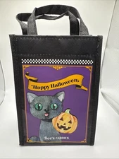 See’s Candies Halloween Mini Bag: Cat & Owl (5 in. x 7 in. x 3.50 in.) - RARE
