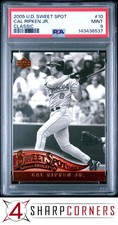 2005 UPPER DECK SWEET SPOT CLASSIC #10 CAL RIPKEN JR. HOF POP 3 PSA 9