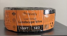 Wirefy Low Voltage Landscape Lighting Wire - 14Gauge 2-Conductor 14/2 100 Feet
