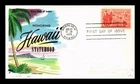US COVER HAWAII STATEHOOD AIR MAIL FDC SCOTT C55 FLUEGEL CACHET ADDRESSED
