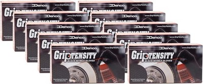 DENCO DISTRIBUTING INC. GripTensity Diamond Nitrile Gloves Black 7 MIL Latex &