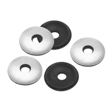 300Pcs M5.5x19mm Aluminum EPDM Bonded Sealing Neoprene Rubber Washers Gasket