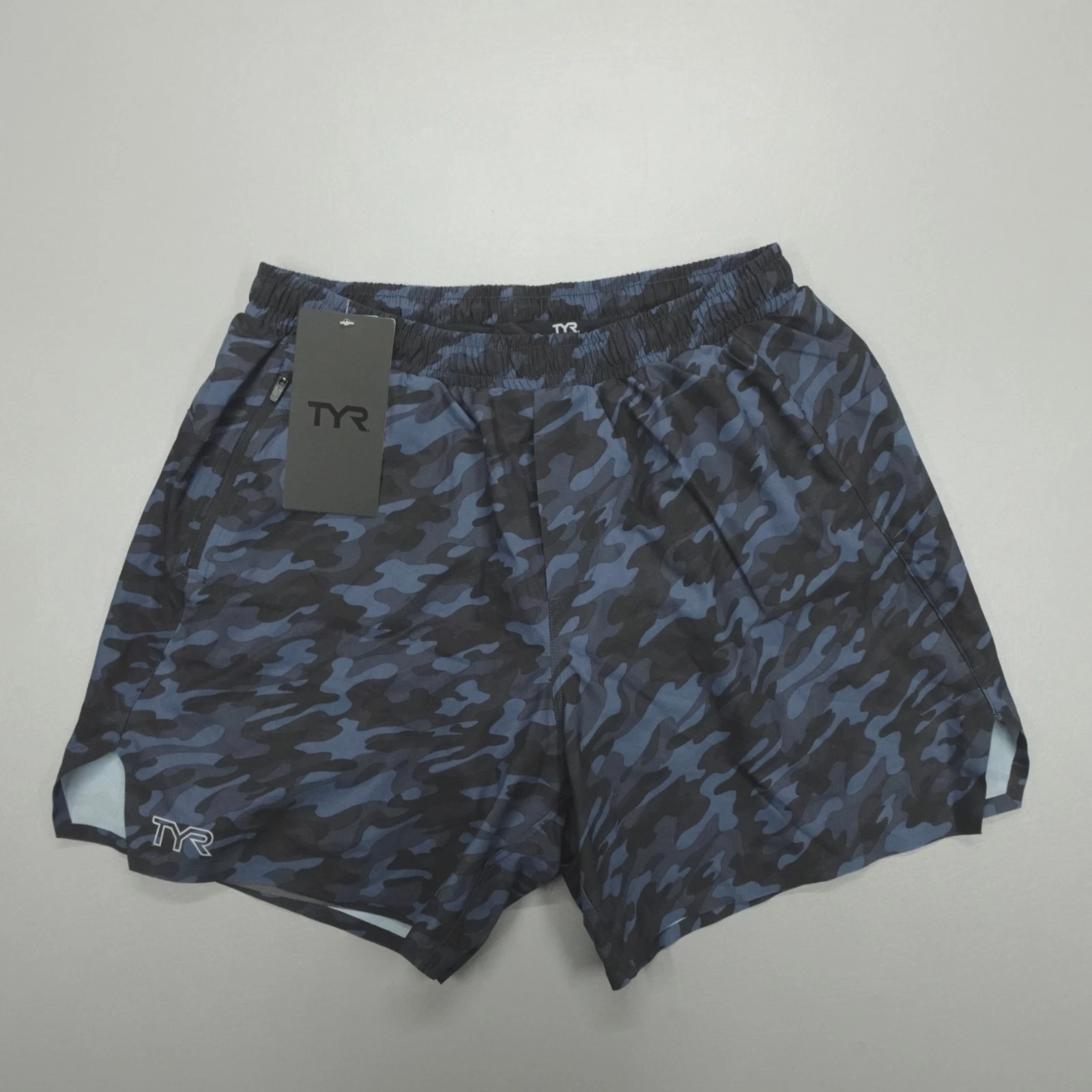 TYR Momentum Shorts 6'' Lined Men's Size M Athletic Fit DWR Stretch Quick Dry