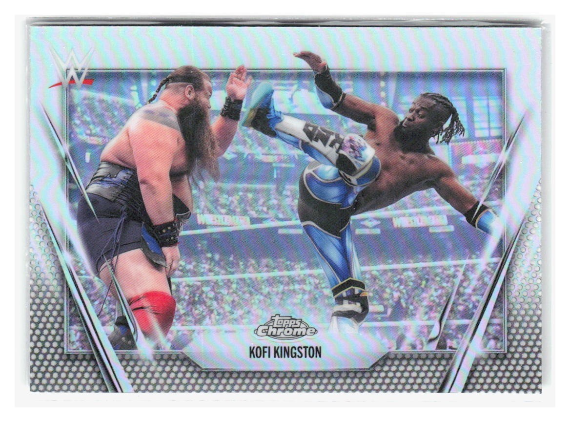 2026 Topps Chrome WWE #166 Kofi Kingston Refractor