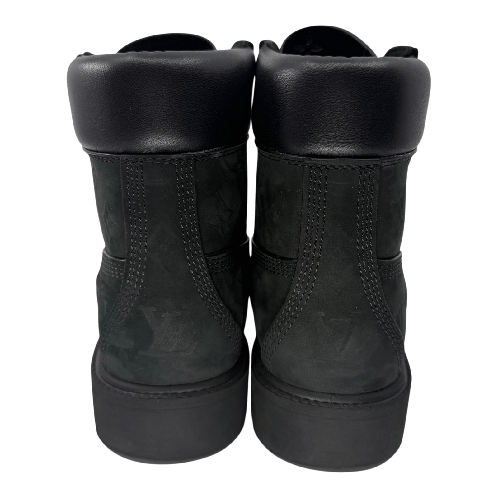 Size 8 Louis Vuitton Timberland 6" Ankle Boot Black Monogram image 6
