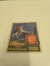Vintage Dr. Morse's Indian Root Pills Advertising 1935 Almanac