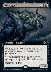 Necrogoyf (Extended Art) #451 Modern Horizons 2