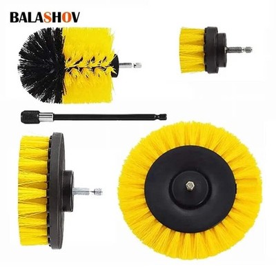22/3-teiliges elektrisches Bohrbürsten-Set Power Scrubber Bürste für Teppich Badezimmer Surfa