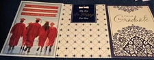 Lot of 9 Assorted Deluxe Large GRADUATION  Greeting Cards by Hallmark 3 Designs