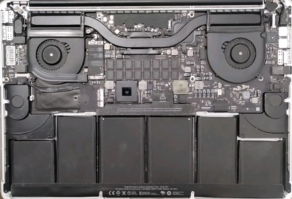 Apple MacBook A1398 15" 2012 i7-3720QM 8GB RAM No SSD *For Parts* AS IS H3674 - Image 3 of 4