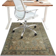 48"x60" Office Chair Mat for Hardwood Tile Floor Under Desk Carpet Protector ...