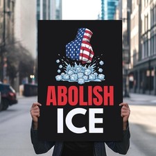 Anti ICE Protest Sign - Abolish ICE Printable Rally Poster
