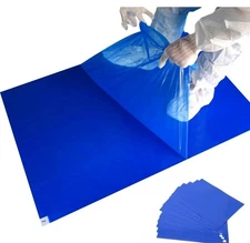 Cleanroom Sticky Mats Tacky Pads 24" X 36" 10 Packs Of 30--300 Sheets Total
