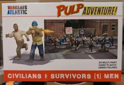 Wargames Atlantic Pulp Adventure Civilians & Survivors (1) Men
