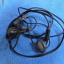 Aiwa Wired Earphones, Black, Short Cord