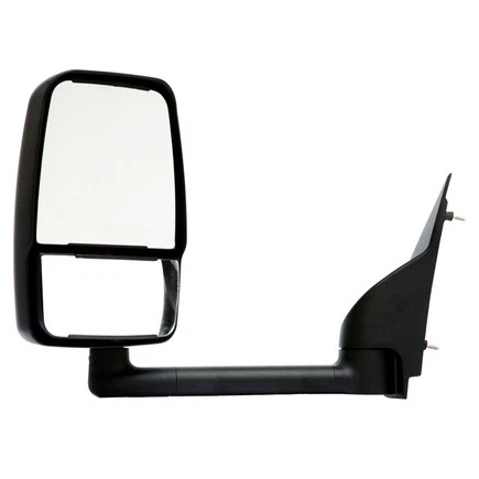 Velvac 714487 2020 Standard Door Mirror   Black, 102" Body Width, 17.50" Arm,