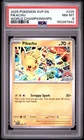 2025 POKEMON SVP EN-SV BLACK STAR PROMO WORLD CHAMPIONSHIPS #225 PIKACHU PSA 8