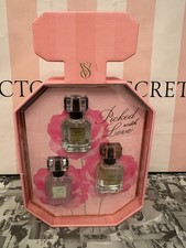 NIB Victoria's Secret Bombshell trio Gift Set Seduction Bouquet Mini EDP Coffret