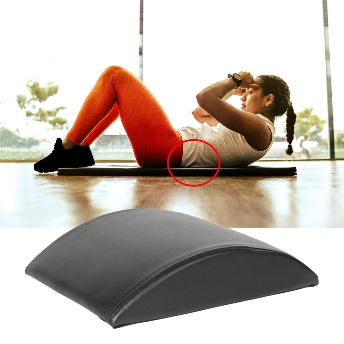 Ab Training Mat Sit up Pad Lower Back Support Accessories Anti