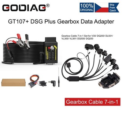 GODIAG GT107+ DSG Plus Gearbox Data Adapter &  7-in-1 Gearbox Cable for DQ250