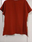 Skechers by Barco XL Women's Red Short Sleeved Pocketed V-neck Scrub Top — photo 8