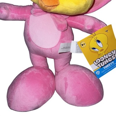 Looney Tunes Tweety Bird Easter Bunny Plush Pink Costume Greeter