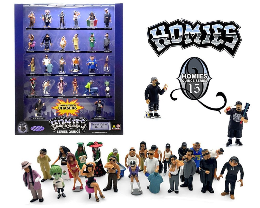 all my homies グッズセット Homies Figures 1.75″ Series 15 Quince 26 Pcs Set with Chase
