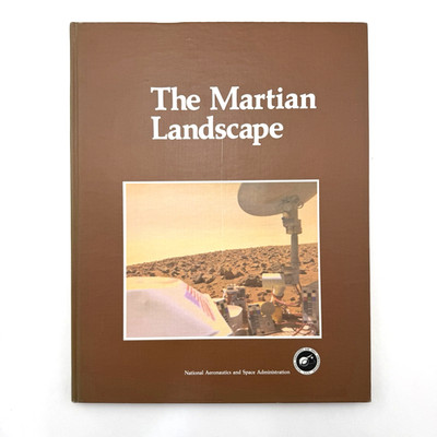 THE MARTIAN LANDSCAPE NASA 1978 Hardcover First Edition With 3D Viewer