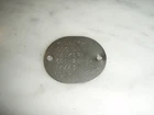 vintage WWII USNR military US Navy Reserve oval metal DOG TAG T4/43 -A- ww2