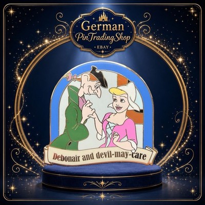 2013 Disney Store UK Pin Sleepy Hollow Ichabod Crane Katrina Van Tassel LE 300