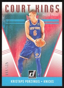 2018 Panini Donruss Basketball Press Proof Kristaps Porzingis #37