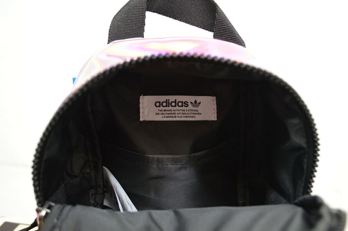NEW Adidas Mini Pink Hazy Rose Metallic Iridescent Backpack NEW Adidas Mini Pink Hazy Rose Metallic Iridescent Backpack
